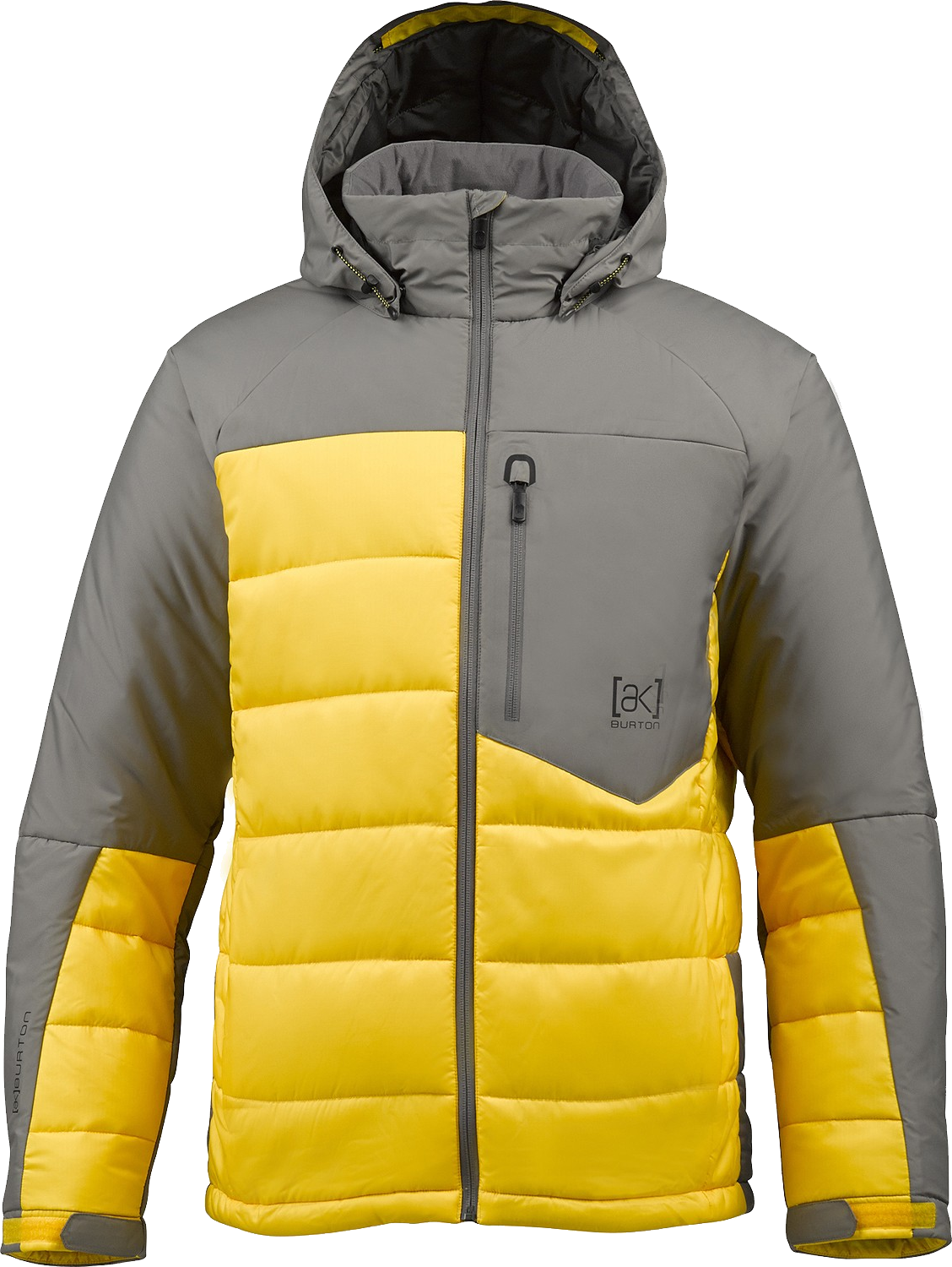 A Yellow And Grey Jacket