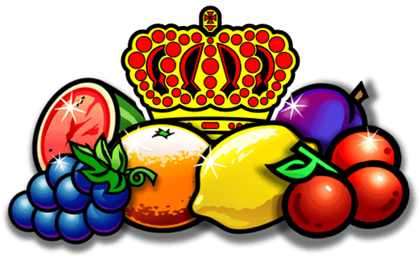 A Group Of Fruit With A Crown