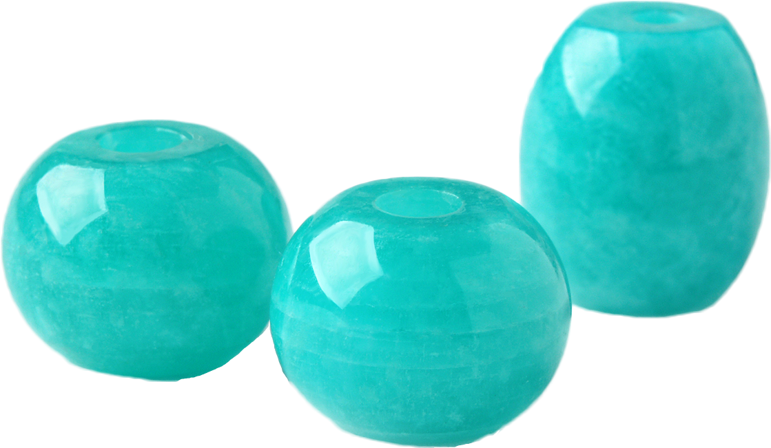 A Group Of Blue Spheres