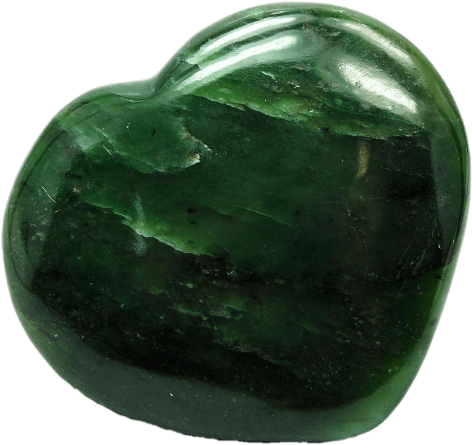 A Close Up Of A Green Stone