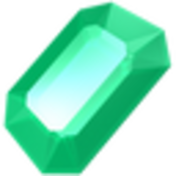A Green Gem With A White Light