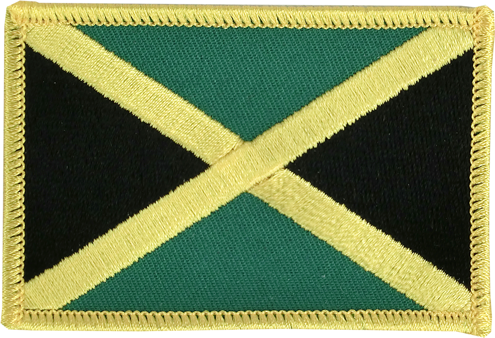A Green And Black Flag