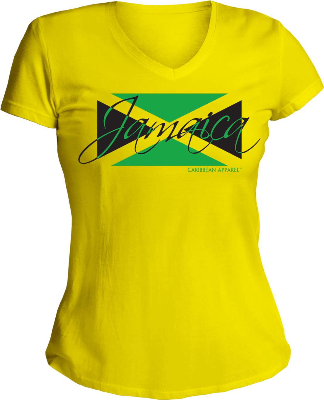Jamaica Flag Tshirt , Png Download - Woman Jamaica T Shirt, Transparent Png