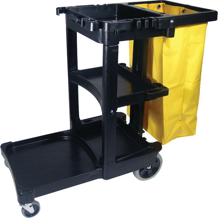 A Black And Yellow Cart With A Black Background
