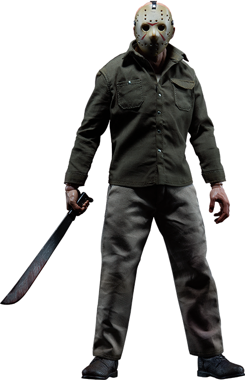 A Man Holding A Machete