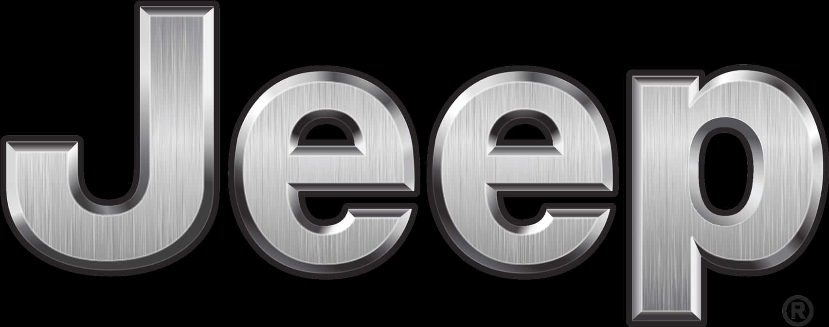 A Silver Letters On A Black Background