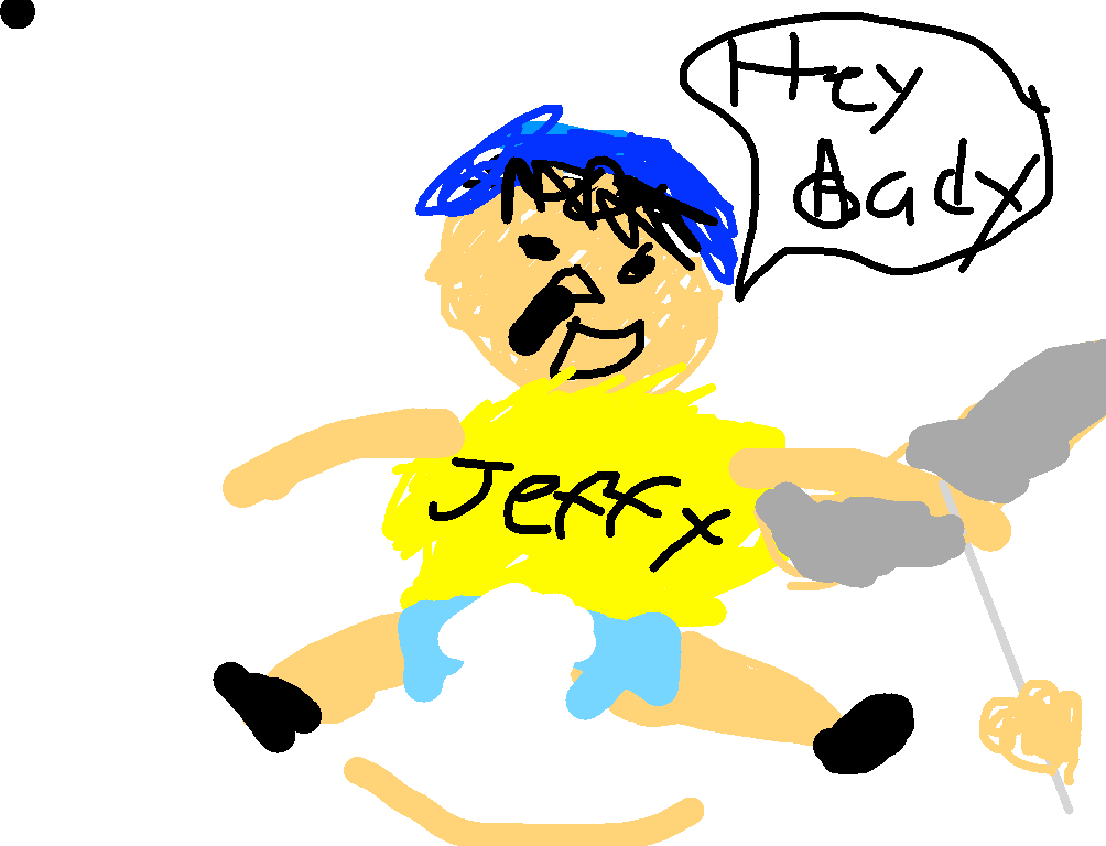 A Child's Drawing Of A Boy