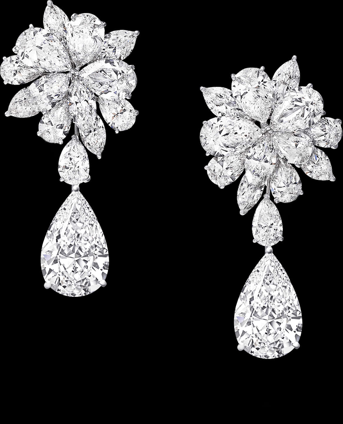 A Pair Of Diamond Earrings