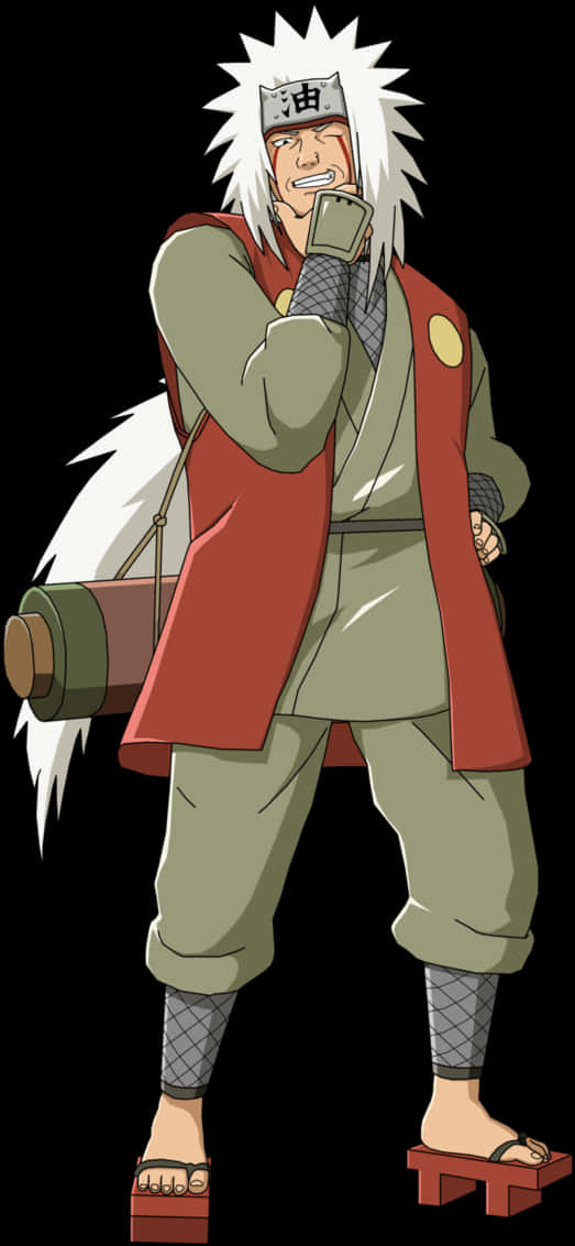 A Cartoon Of A Man Wearing A Red Robe And Holding A Bomb