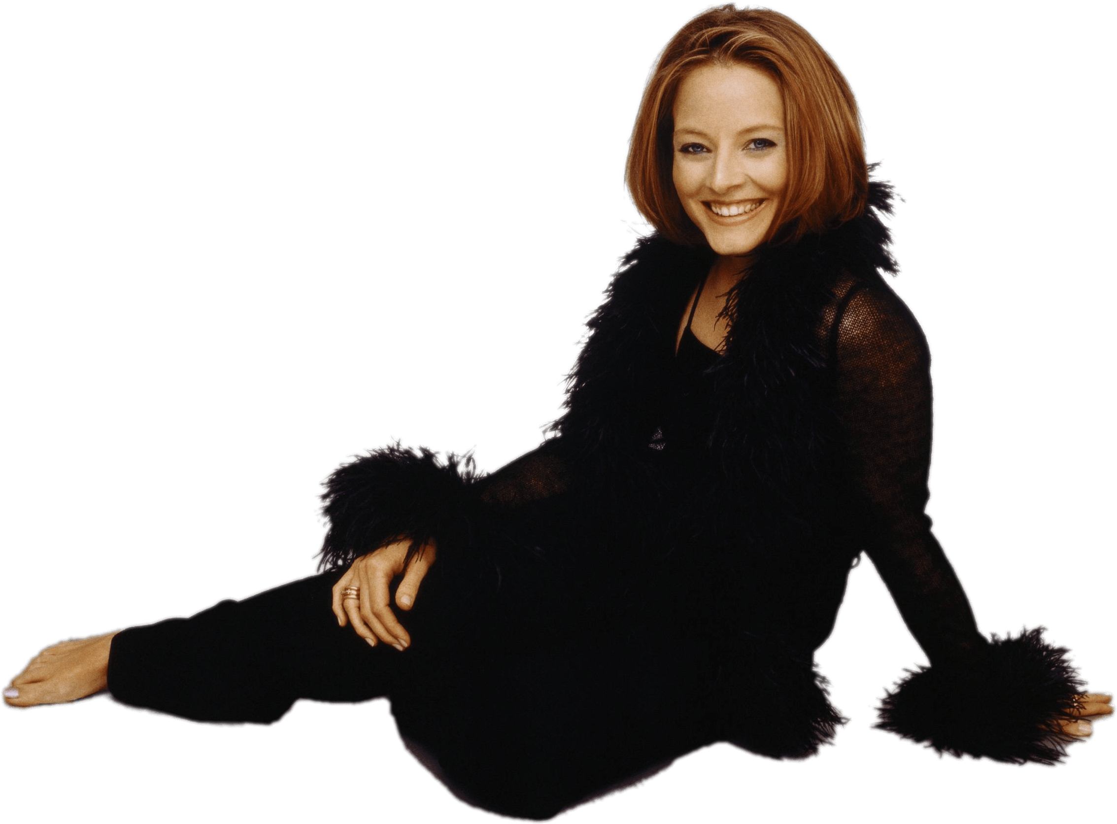 Jodie Foster Sitting Transparent Png - Jodie Foster Png, Png Download