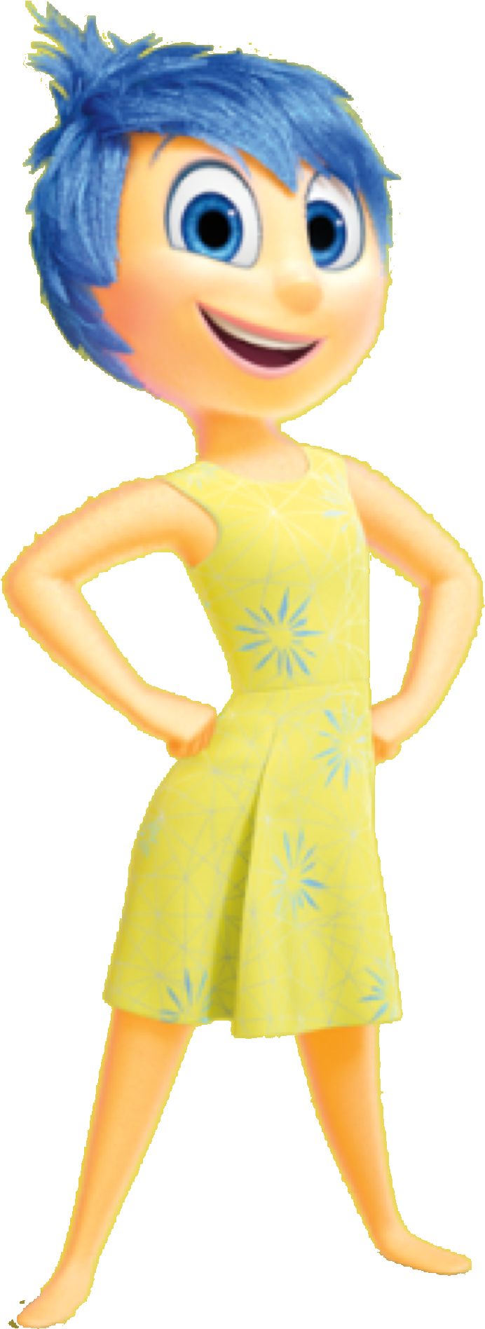 A Cartoon Character In A Yellow Dress