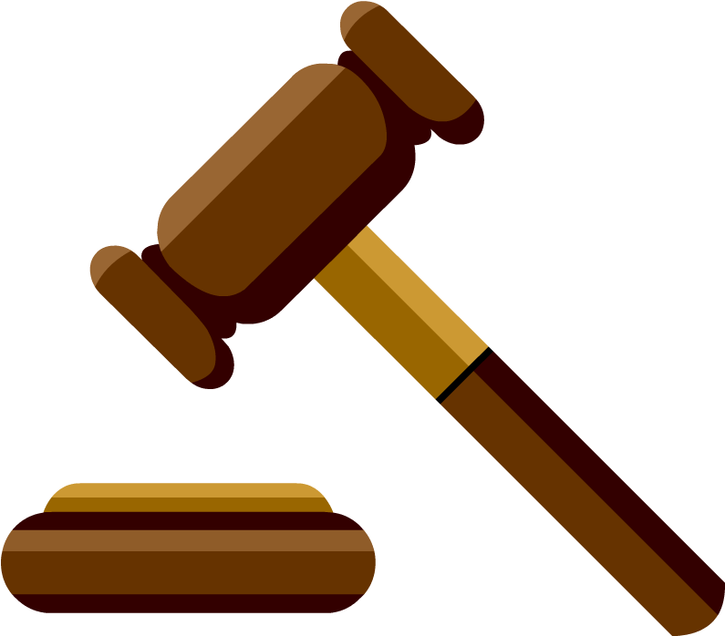 A Brown Gavel With A Black Background