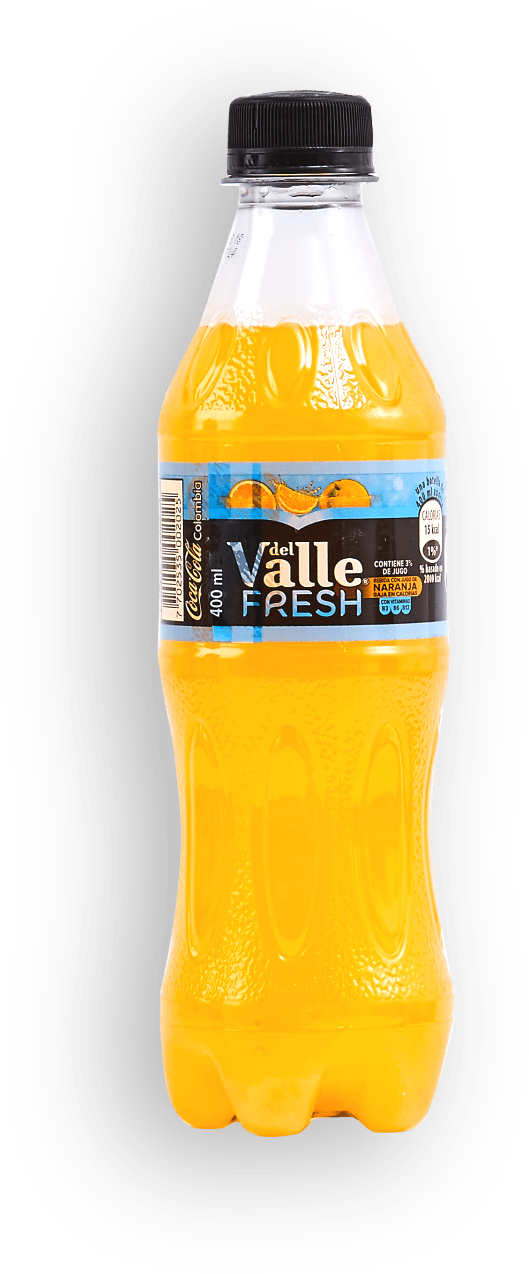 A Bottle Of Orange Liquid