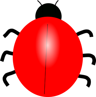 A Red Circle With Black Lines