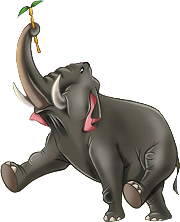 A Cartoon Of An Elephant