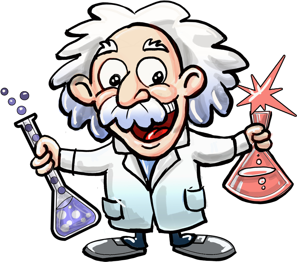 Junior Einsteins Science Club - Scientist Cartoon Albert Einstein, Hd Png Download