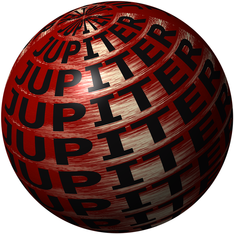 A Red Sphere With Black Text