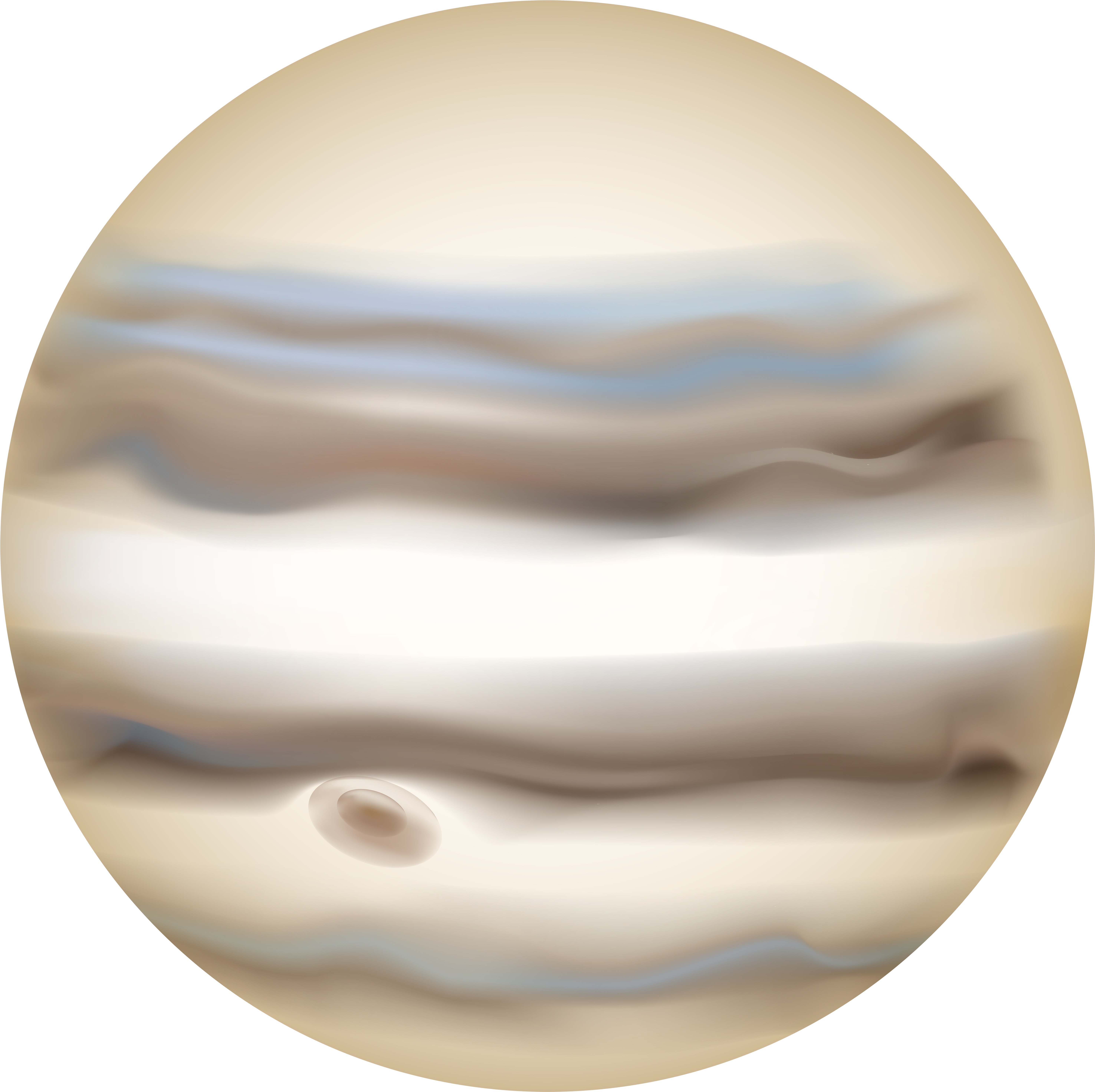 A Planet With A Black Background