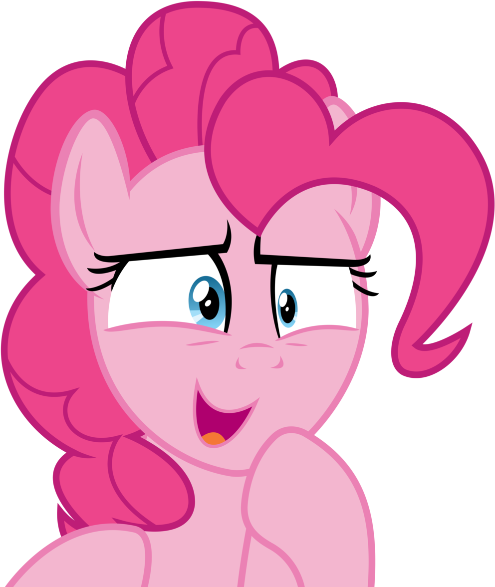 Just Stay Calm By Sketchmcreations - Pinkie Pie In Glasses, Hd Png Download