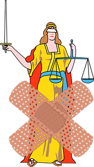 A Cartoon Of A Woman Holding A Sword And A Knife