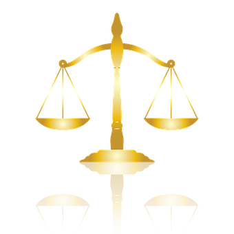 A Gold Scale Of Justice