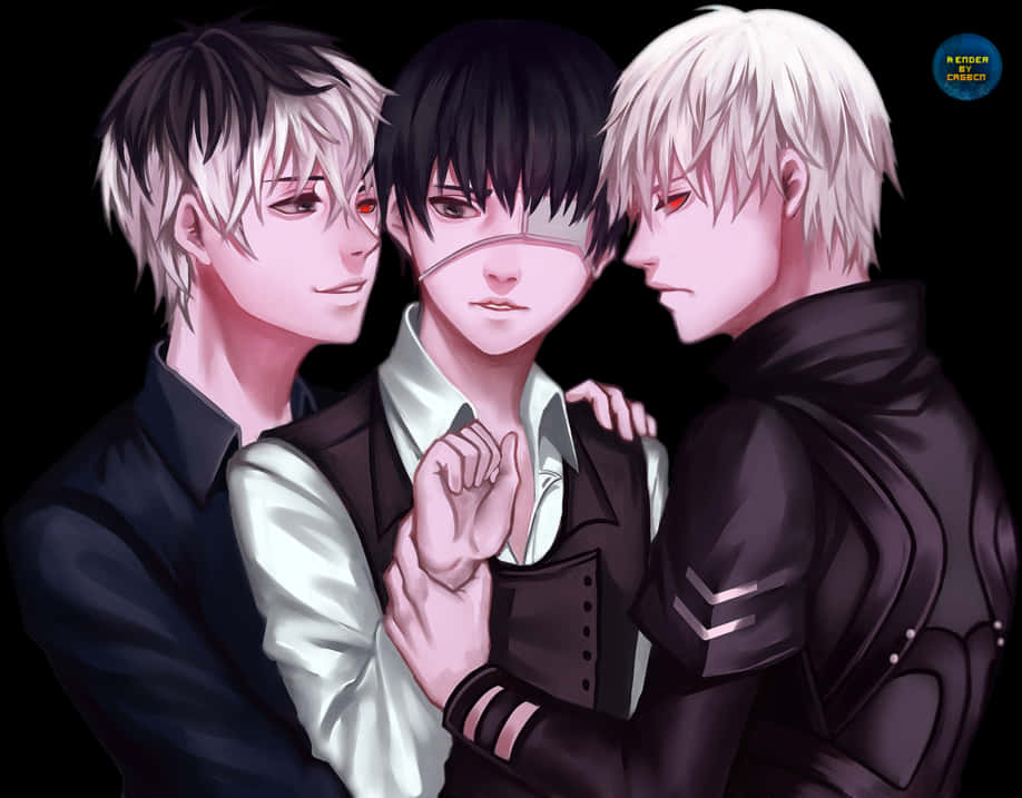 Kaneki X White Haired Kaneki X Haise, Hd Png Download