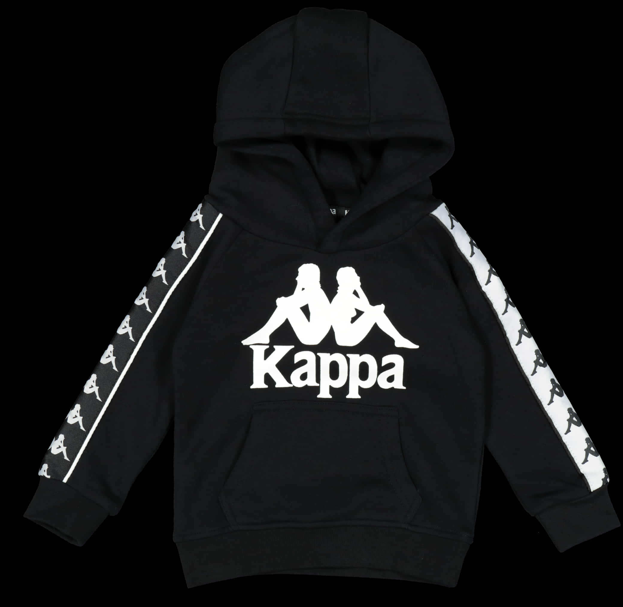 A Black Hoodie With White Letters On It