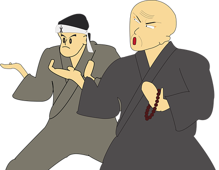 Two Cartoon Of Two Men