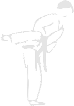 A White Line Drawing Of A Person