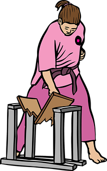A Cartoon Of A Man In A Pink Robe