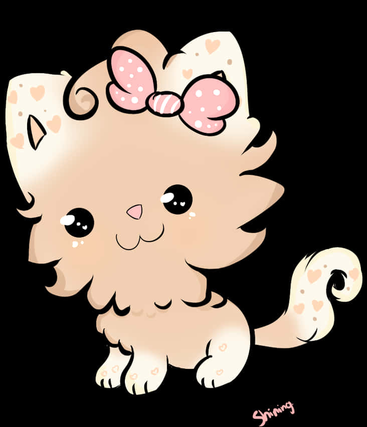 Kawaii Fluffy Girl Cat