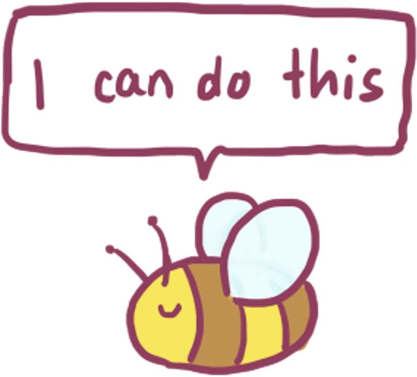A Cartoon Bee With A Speech Bubble