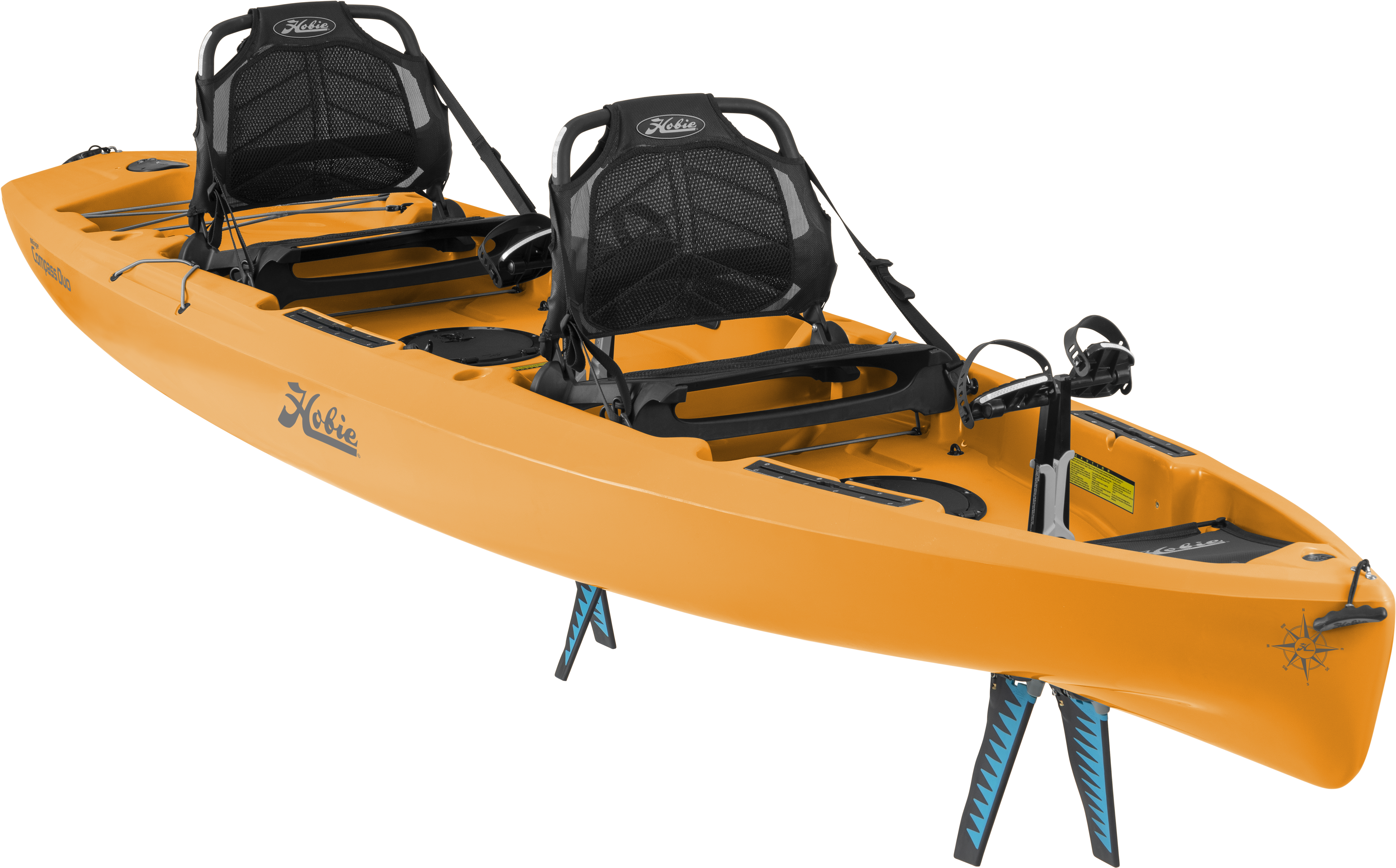 A Yellow Kayak With Two Seats