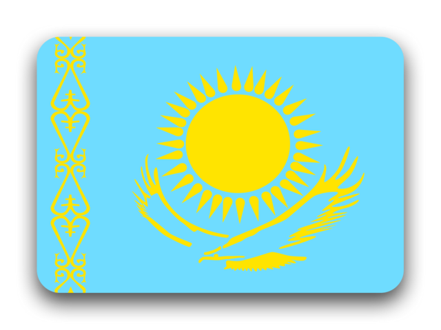 A Blue And Yellow Flag With A Yellow Sun And Wings