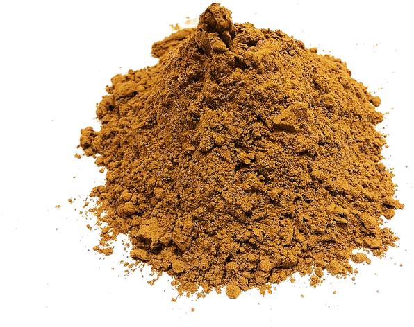 A Pile Of Brown Powder