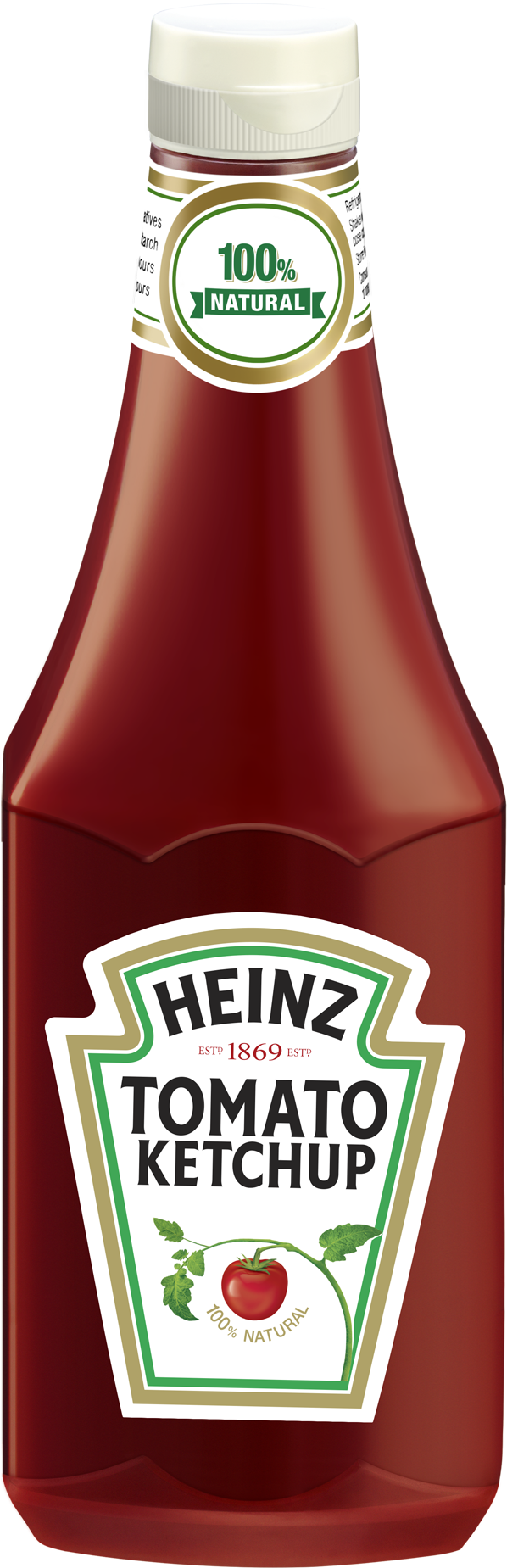 A Close Up Of A Bottle With Heinz In The Background