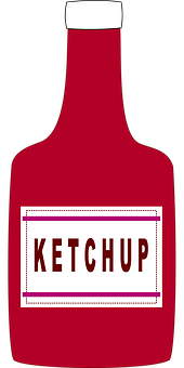 A Close-up Of A Ketchup Bottle