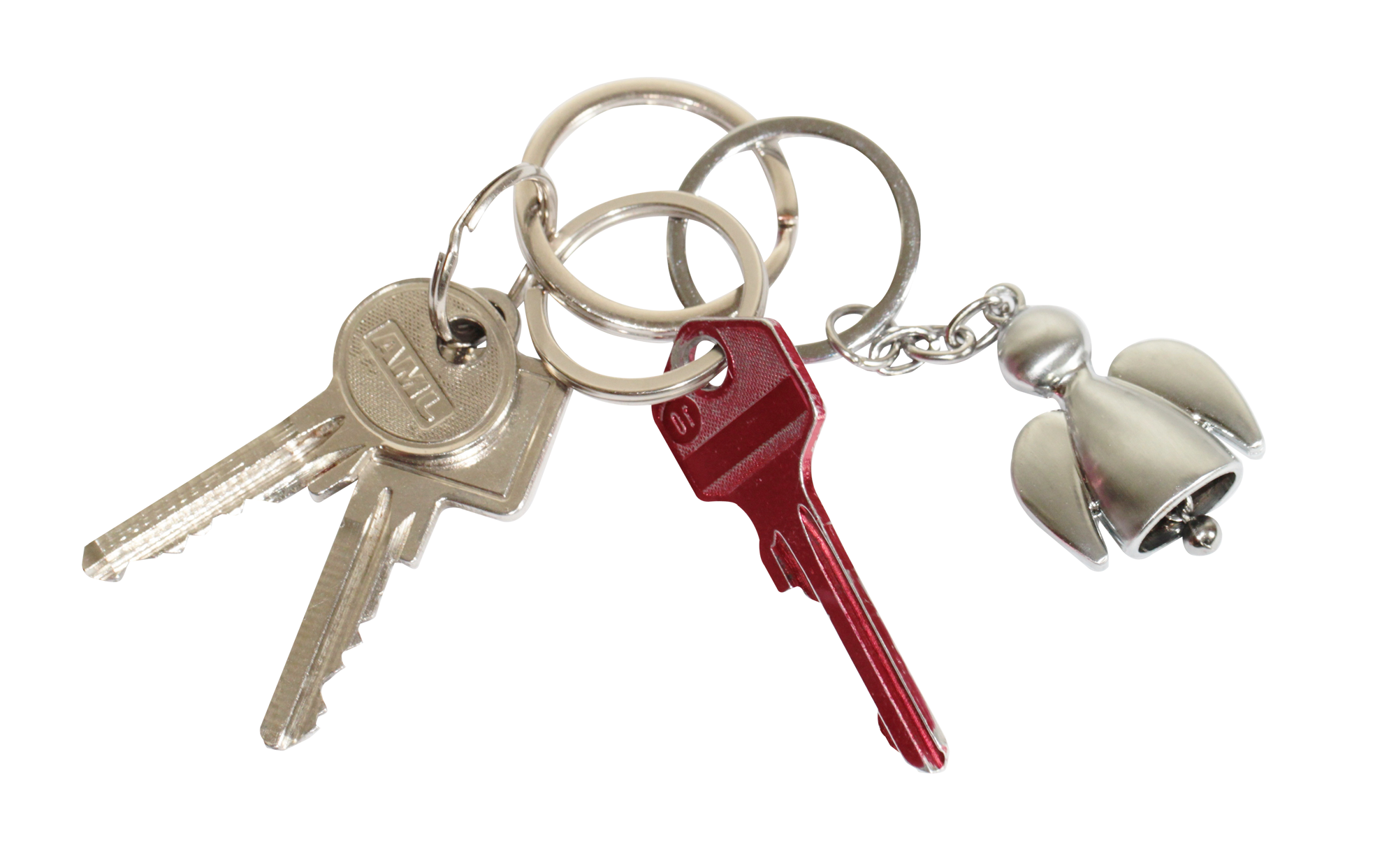 A Group Of Keys On A Key Chain