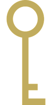 A Gold Symbol On A Black Background