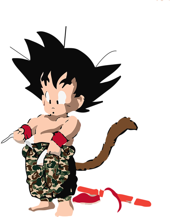 Kid Goku Camo Pants