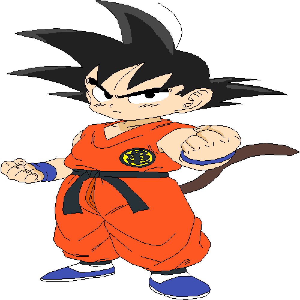 Free Kid Goku PNG Images with Transparent Backgrounds - FastPNG.com