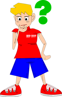 A Cartoon Of A Person With A Ball