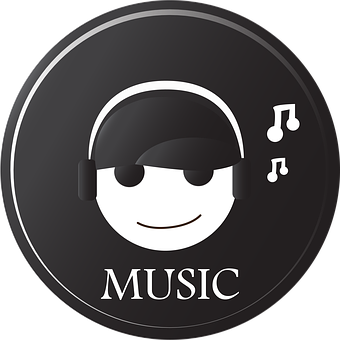 A Logo Of A Music Player