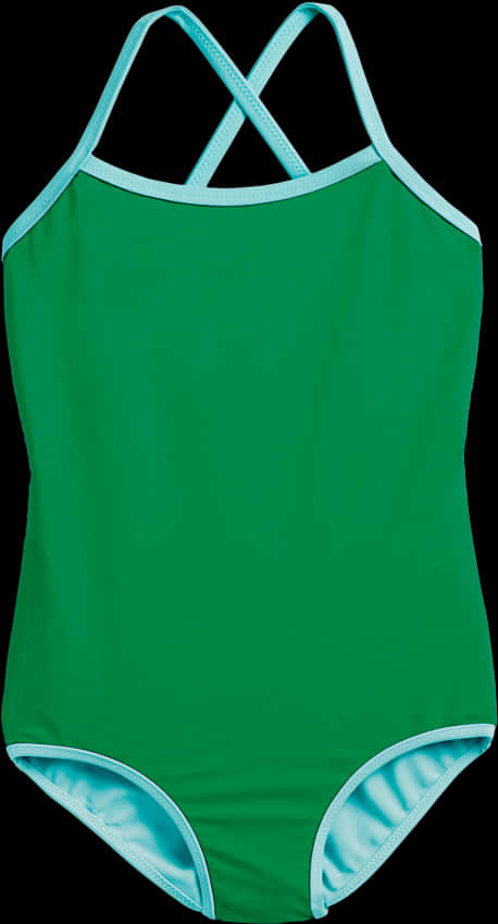 A Green Shirt With White Trim