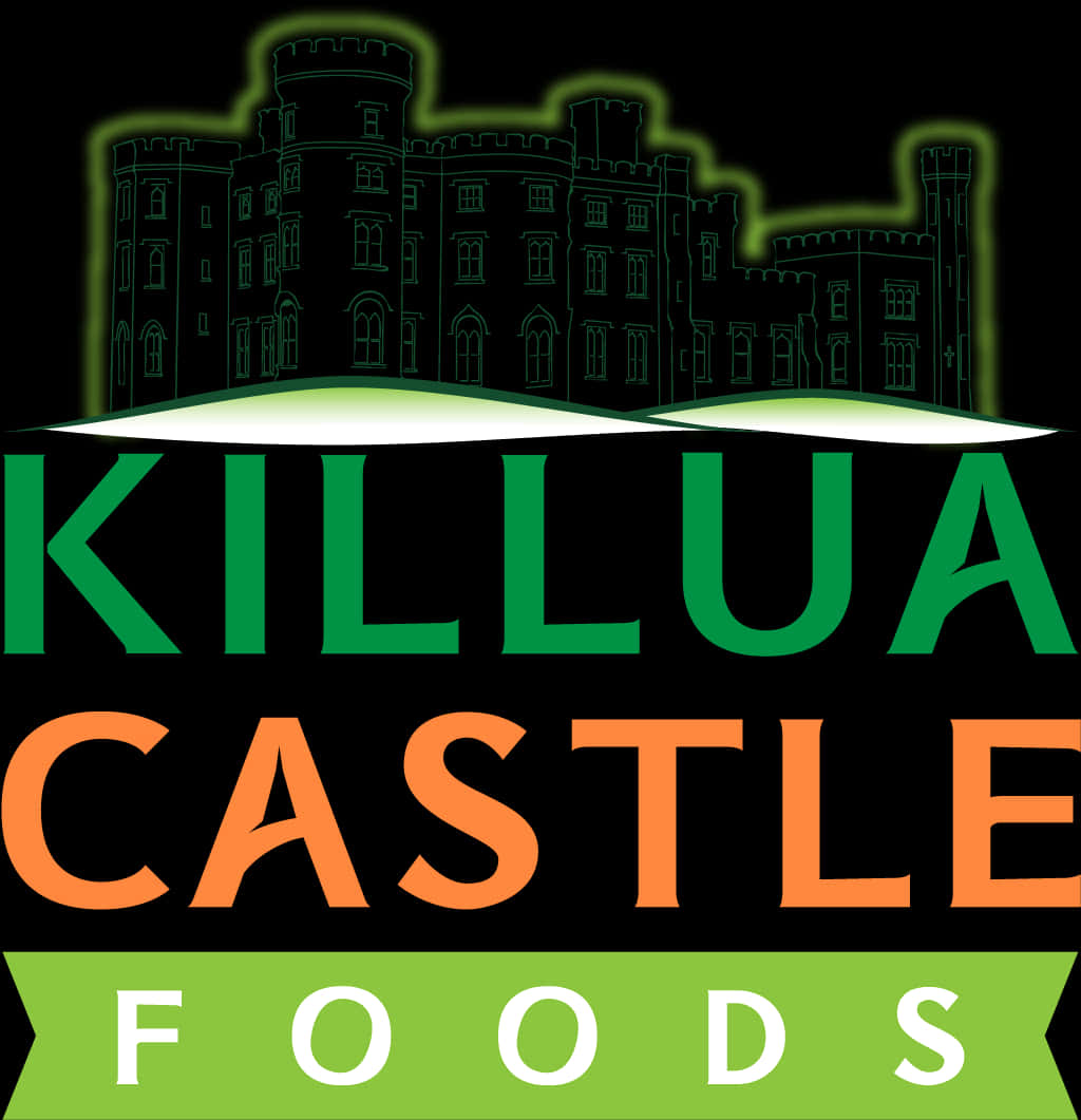 A Castle With Green And Orange Text