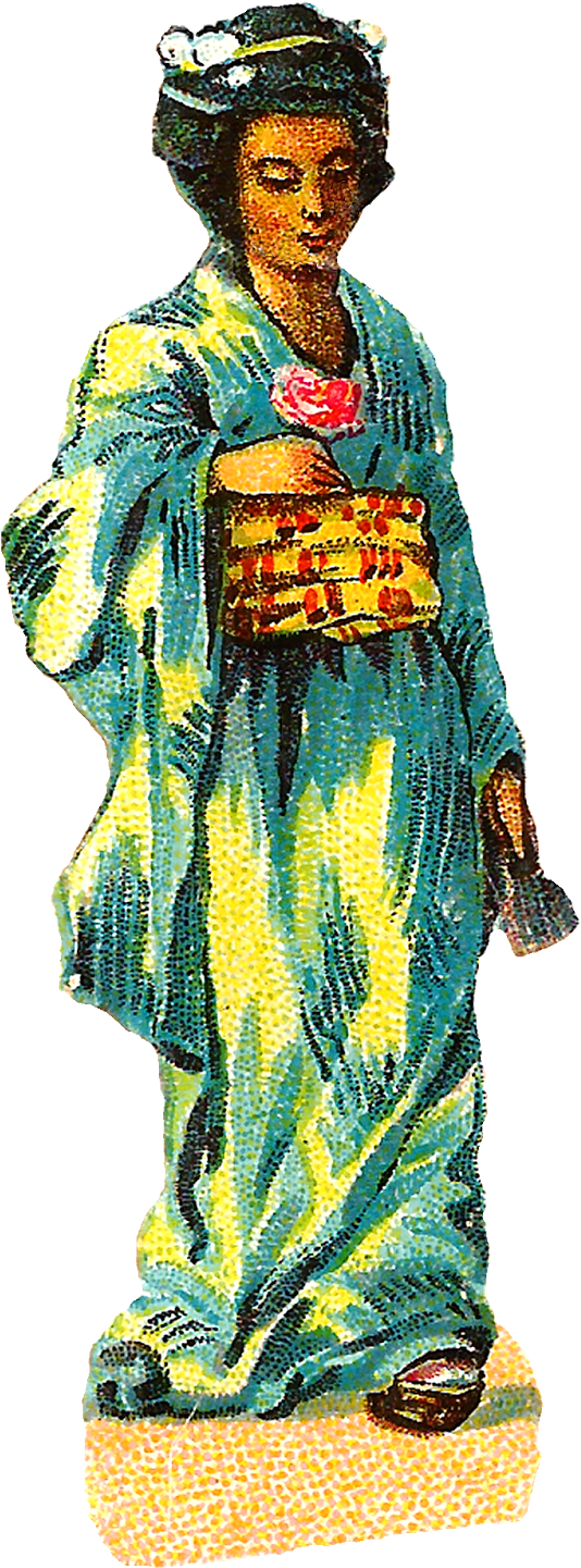 A Drawing Of A Woman In A Robe