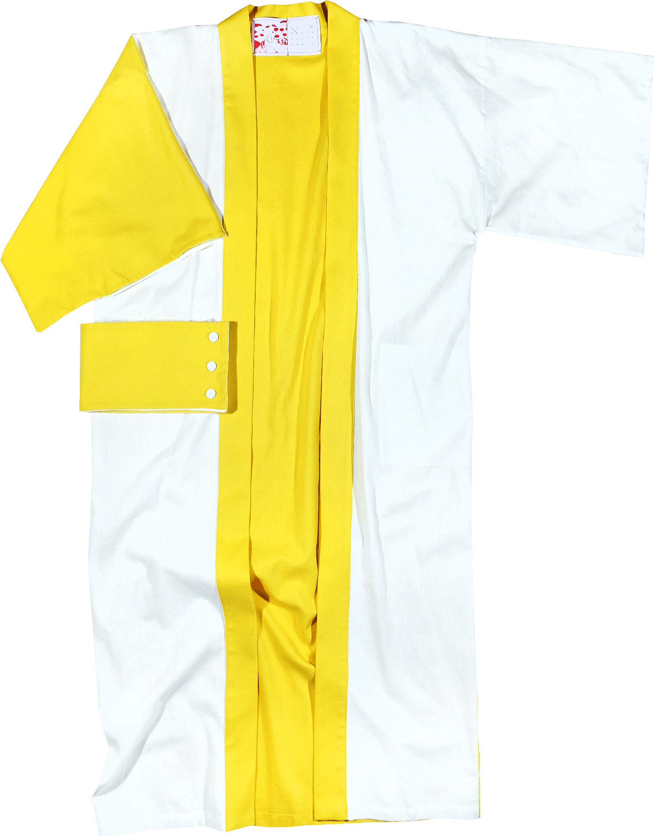 A White And Yellow Robe