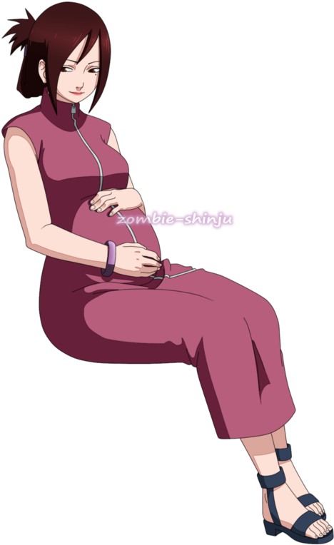 A Cartoon Of A Pregnant Woman