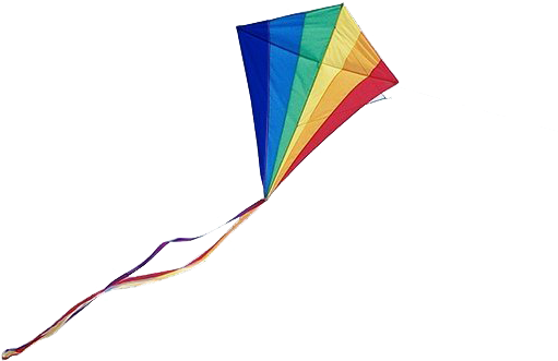 A Colorful Kite Flying In The Sky