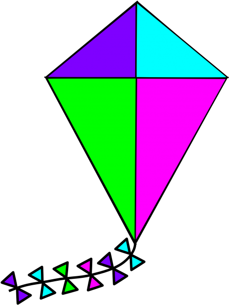 A Colorful Kite With Small Triangles